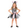 Zebra (Vestito Tutu'. Copricapo) (110 Cm / 3-4 Years) di Widmann