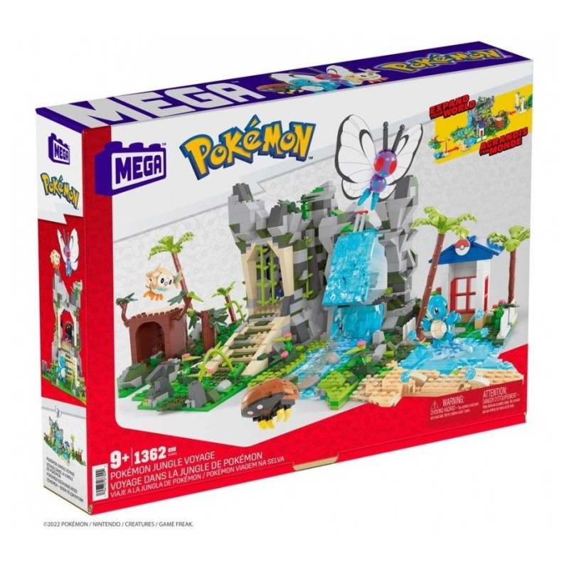 Mega Pokemon Adventure Builder Spedizione Nella Giungla di Mattel Megabloks