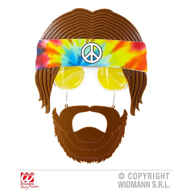 Occhiali Hippie con Barba di Widmann