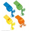 Set da 4 Fischietti Ass. in 4 Colori di Widmann