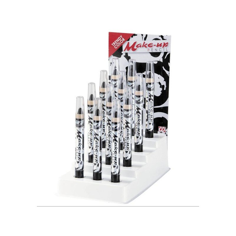 Matita Trucco Nere Espositore - 3.5 Ml di Widmann