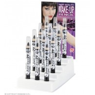 Matita Trucco Nere Espositore - 3.5 Ml di Widmann