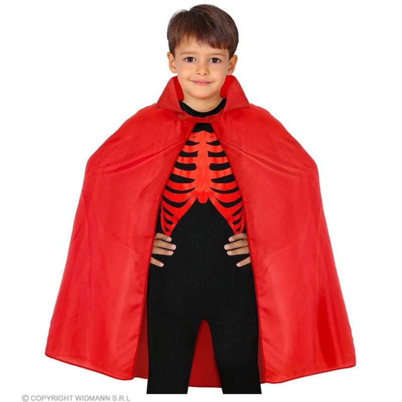 Mantello Rosso Misura Bambino - 90 Cm di Widmann