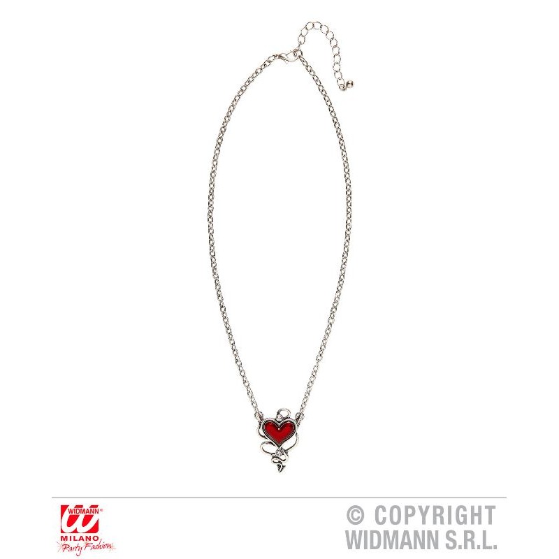 Collana Gemma Rossa Cuore Diabolico di Widmann