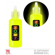 Make-Up Giallo Fluorescente in Flacone Dispenser Lavabile ad Acqua di Widmann