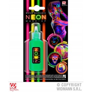 Make-Up Verde Fluorescente in Flacone Dispenser Lavabile ad Acqua di Widmann