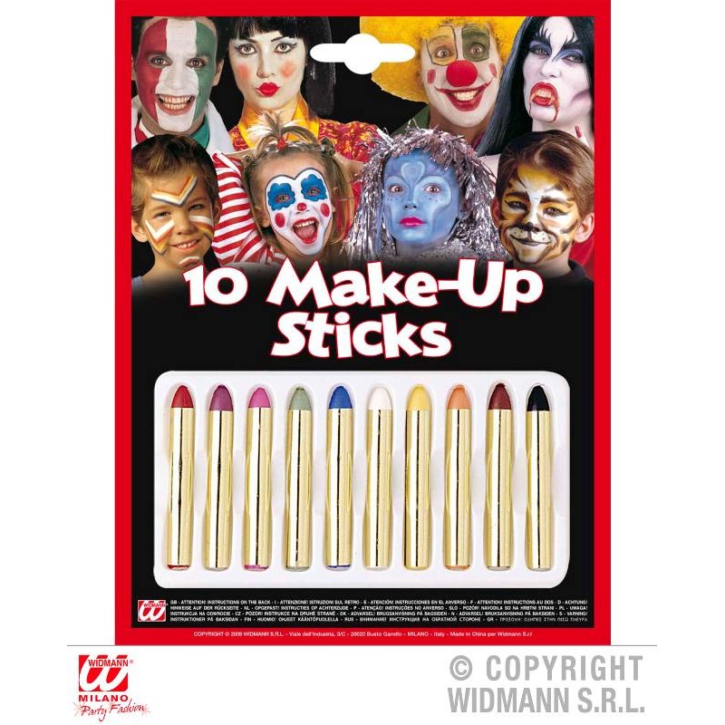 Set da 10 Matite Make-Up - 24 Ml di Widmann