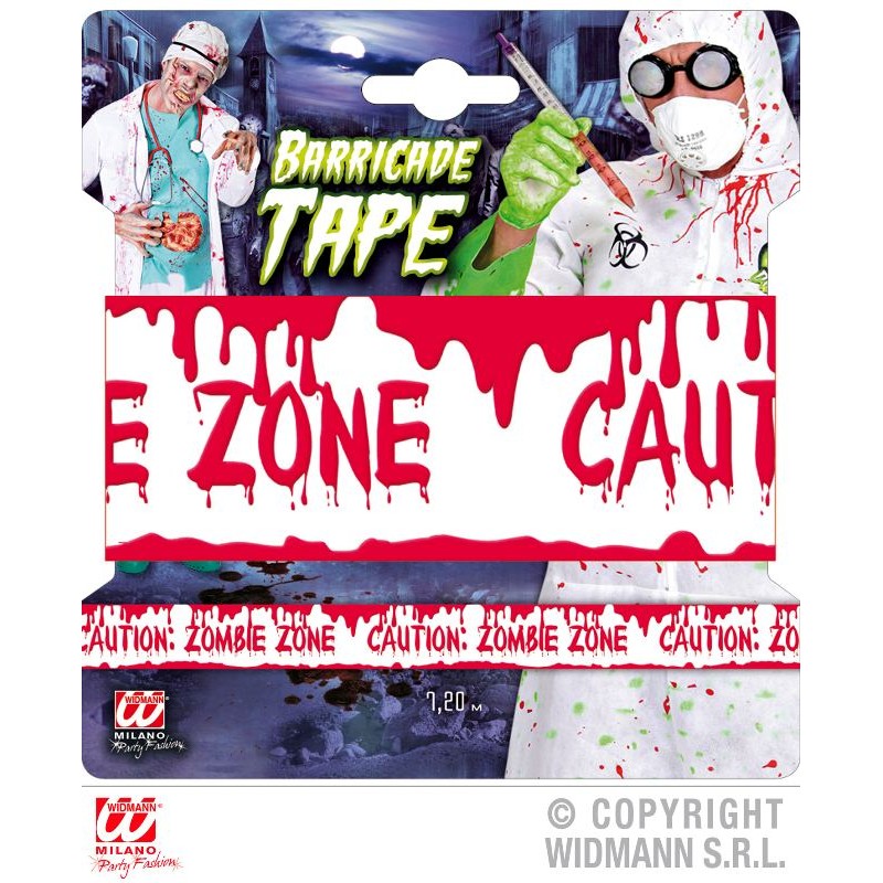 Nastro Barricata Caution: Zombiezone 7.20 M di Widmann
