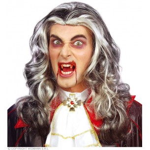 Parrucca Vampiro Lunga in Sacchetto di Widmann