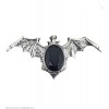 Anello Pipistrello Gotico con Gemma Nera di Widmann