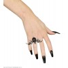 Anello Pipistrello Gotico con Gemma Nera di Widmann