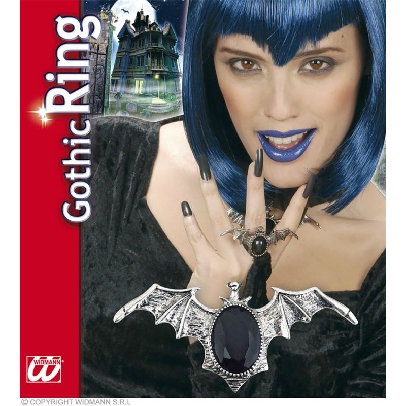 Anello Pipistrello – Gioiello Gotico Vampiro In Argento Sterling - Foto 5