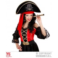 Accessori Pirata (Uncino. Bussola. Cannocchiale. Benda per Occhio. Collana con Medaglione) di Widmann