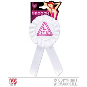 Spilla Bride To Be con Nastro di Widmann