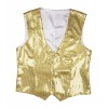Gilet in Paillettes Oro da Uomo di Widmann