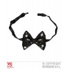 Farfallino Nero in Paillettes Con4 Luci Led Lampeggianti Regolabile di Widmann