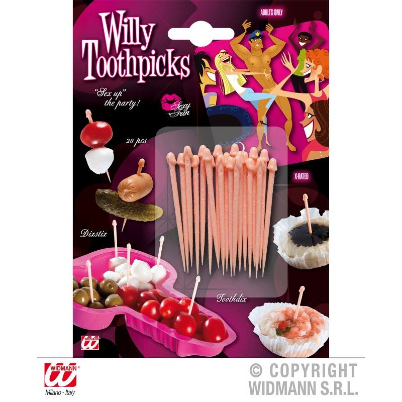 Set di 20 Stuzzicadenti Willy di Widmann