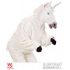 Maschera Testa Completa Unicorno con Capelli in Peluche di Widmann