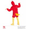 Uccello Rosso in Peluche Soft (Costume con Cappuccio e Maschera) di Widmann