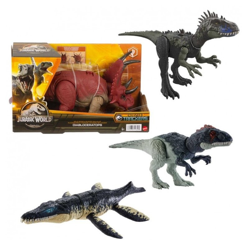 Jw Ruggito Selvaggio Ass.To di Mattel Jurassic World