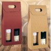 Scatola Porta 2 Bottiglie in Cartone ad Onda a Vista F.To 18x9x41h.,2 Col. Ass. di Florio