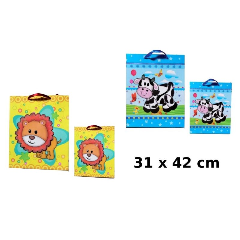 12 Shoppers 3d Animali 31x42 di Marpimar