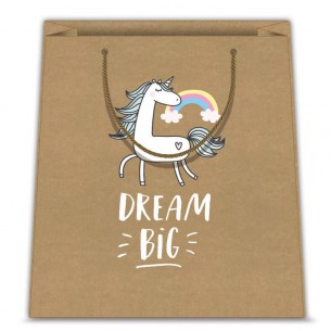 Shopper Unicorno F.To 31,5x45x12 Xl - Confezione da 12 Pezzi di Marpimar