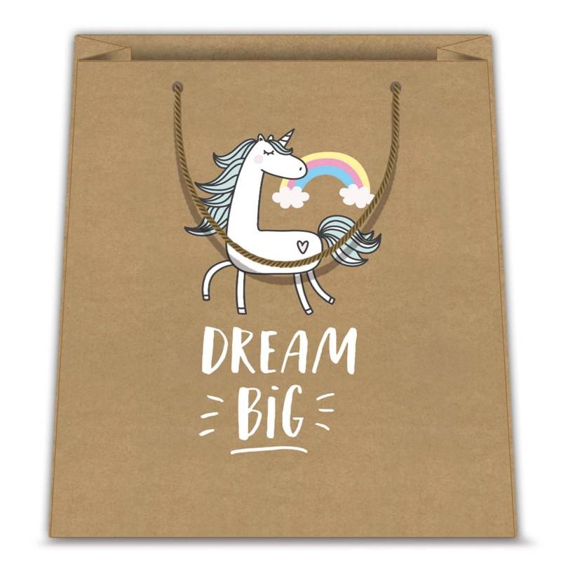Shopper Unicorno F.To 31,5x45x12 Xl - Confezione da 12 Pezzi di Marpimar