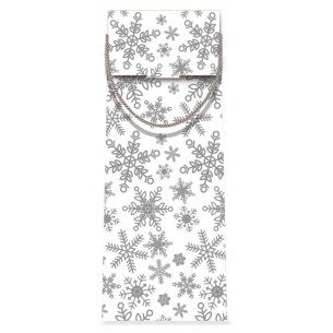 Shopper Wine Fiocchi di Neve in Cartone 35x11x9 B di Marpimar
