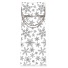 Shopper Wine Fiocchi di Neve in Cartone 35x11x9 B di Marpimar