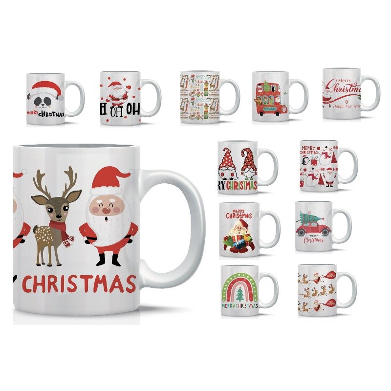 Assortimento 24 Tazze Natale Ass.Te di Marpimar