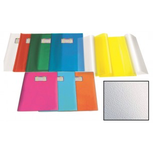 Coprimaxi in Pvc Goffrato Trasparente 180/260 My, Formato 21x30 Cm, con Alette e Tasca Portanome