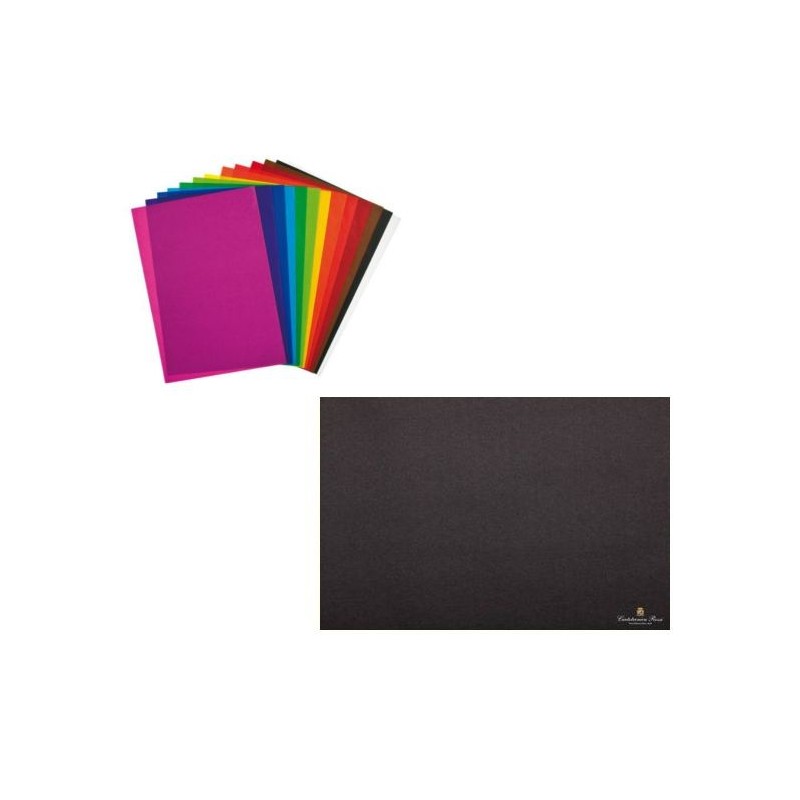 Confezione 24 Fogli Carta Velina 21 Gr Colore Nero di Cartotecnica-Rossi