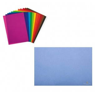 Confezione 24 Fogli Carta Velina 21 Gr Colore Azzurro di Cartotecnica-Rossi