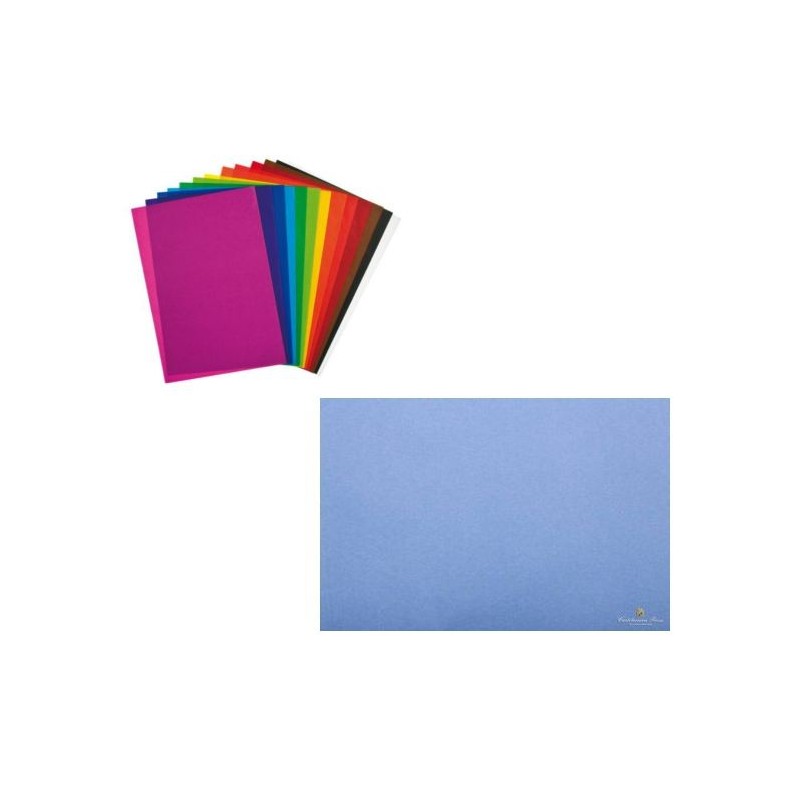 Confezione 24 Fogli Carta Velina 21 Gr Colore Azzurro di Cartotecnica-Rossi