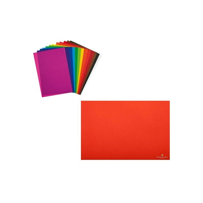 Confezione 24 Fogli Carta Velina 21 Gr Colore Arancione di Cartotecnica-Rossi