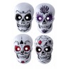 It Maschera Teschio in Plastica con Decorazioni Mod.Ass. C/Cav. di Carnival-Toys