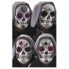 It Maschera Teschio in Plastica con Decorazioni Mod.Ass. C/Cav. di Carnival-Toys