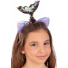 Cerchietto Sirena Multicolor/Argento con Paillettes Reversibili su Cartoncino di Carnival-Toys