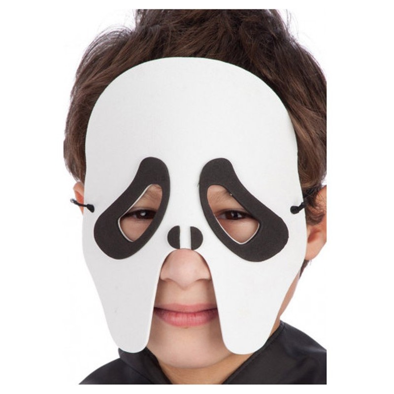 Maschera Fantasma Bimbo in Eva su Cartoncino di Carnival-Toys