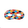 Domino Arlecchino in Plastica con Cartellino/Etichetta di Carnival-Toys
