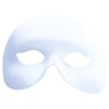 Maschera Bianca in Tessuto su Cartoncino di Carnival-Toys