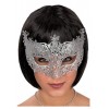 Maschera in Plastica con Glitter Argento in Busta C/Cav. di Carnival-Toys