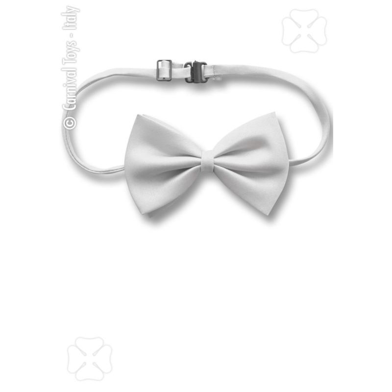 Papillon in Rasetto Bianco H. Cm. 7x12 Ca. in Busta C/Cav. di Carnival-Toys