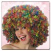 Parrucca Super Ricciolona Multicolor (Gr.190 Ca.) in Valigetta di Carnival-Toys