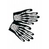 Guanti Scheletro in Tessuto Elasticizzato L.Cm.24 Ca. in Busta C/Cav. di Carnival-Toys