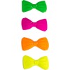 Papillon Fluo in Plastica H.Cm.7x12 Ca. Col.Ass. con Cartellino/Etichetta di Carnival-Toys