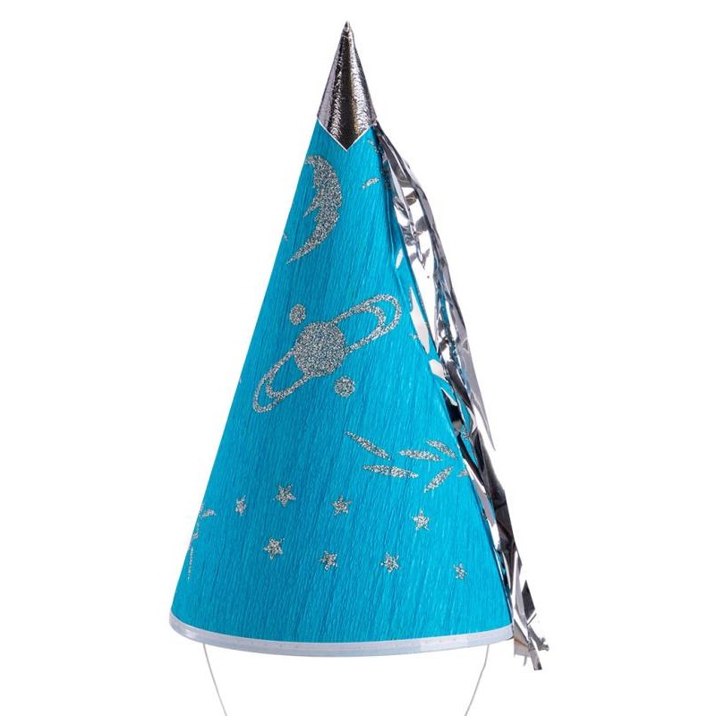 Cappello Fatina Azzurra in Carta H.Cm.30 Circa con Cartellino/Etichetta di Carnival-Toys