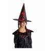 Cappello Strega Nero in Tessuto Plastificato Insanguinato H.Cm. 34 Ca. C di Carnival-Toys