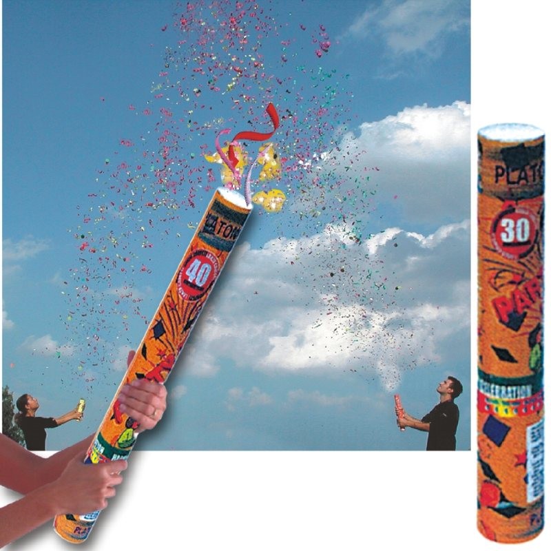 Party Popper ad Aria Compressa H.Cm.30 Ca. in Espositore di Carnival-Toys